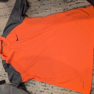 Nike golf polo Orange And Gray